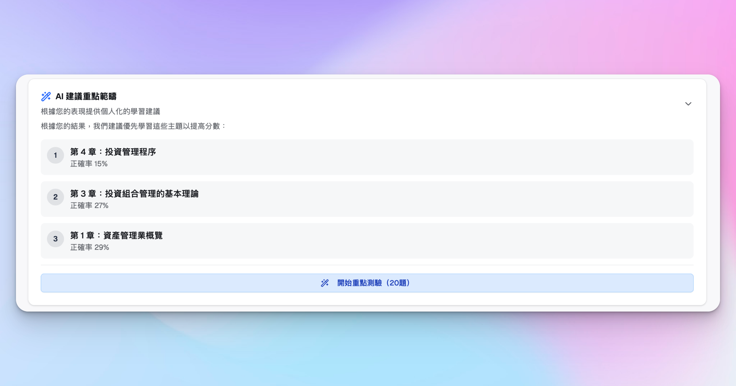 ExamPrep.hk HKSI 卷十二 AI 重點建議