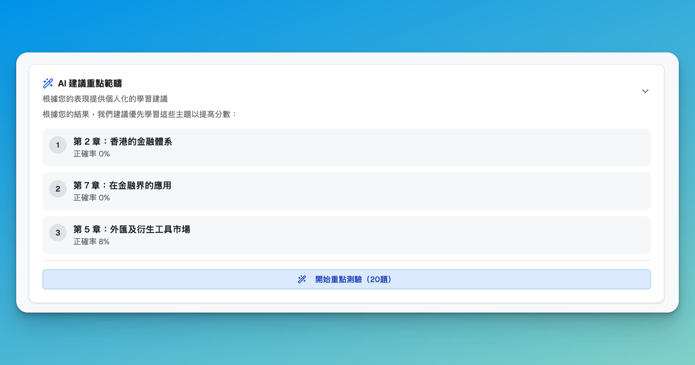 ExamPrep.hk HKSI 卷七 AI 重點領域